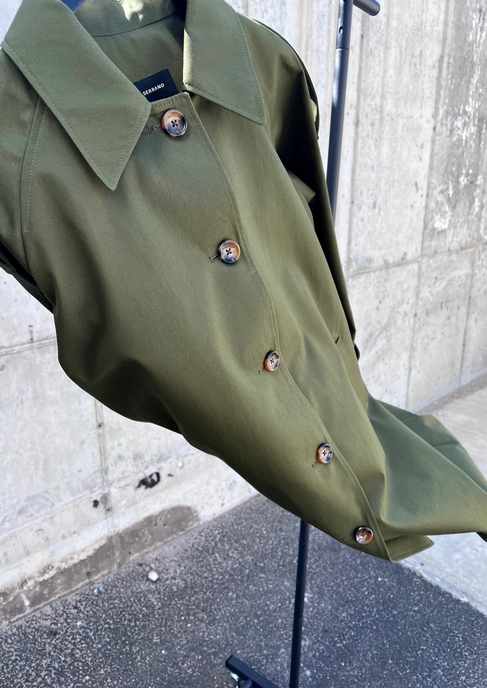 Trench coat SERRANO olive green