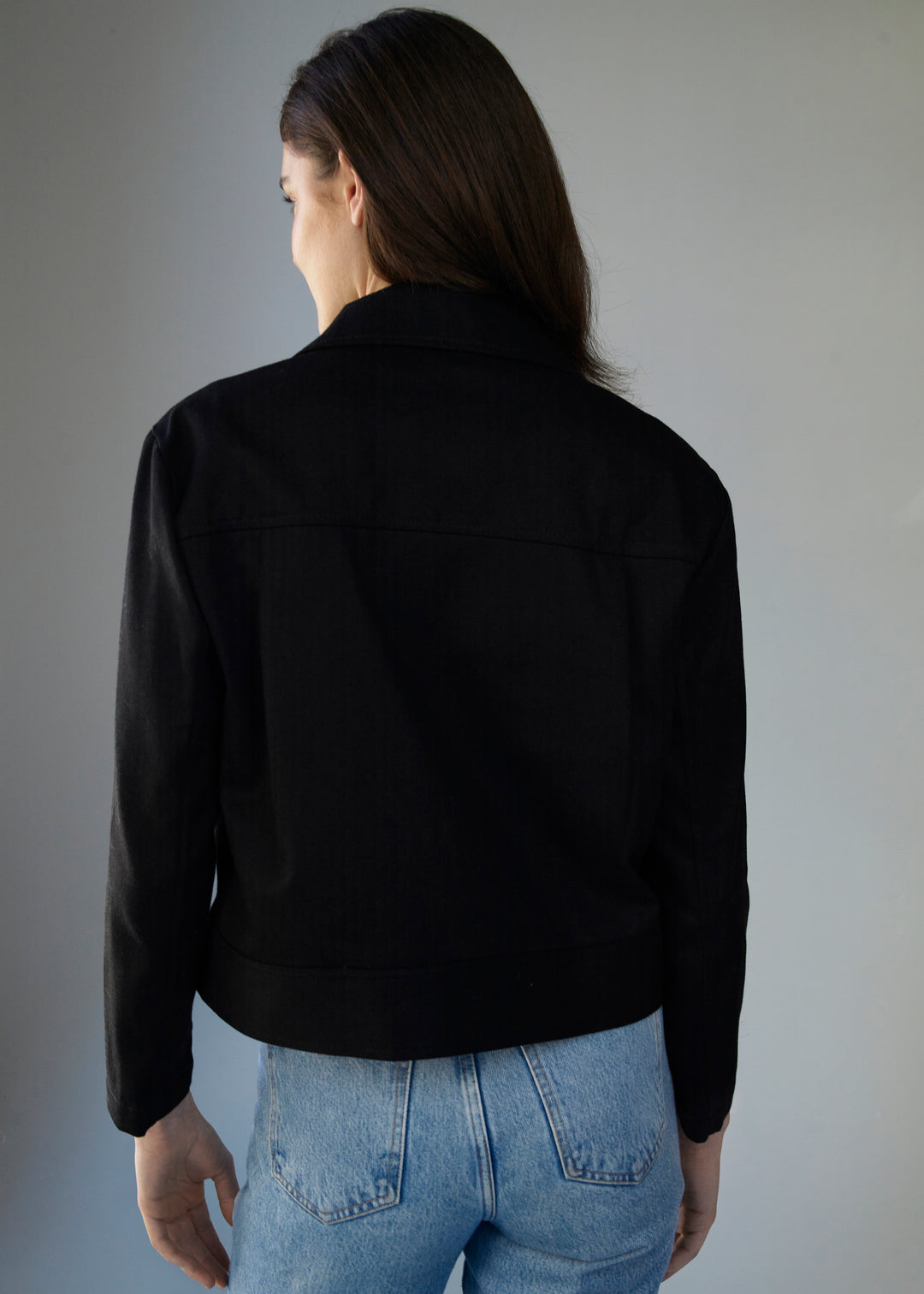 Black denim Jacket SERRANO