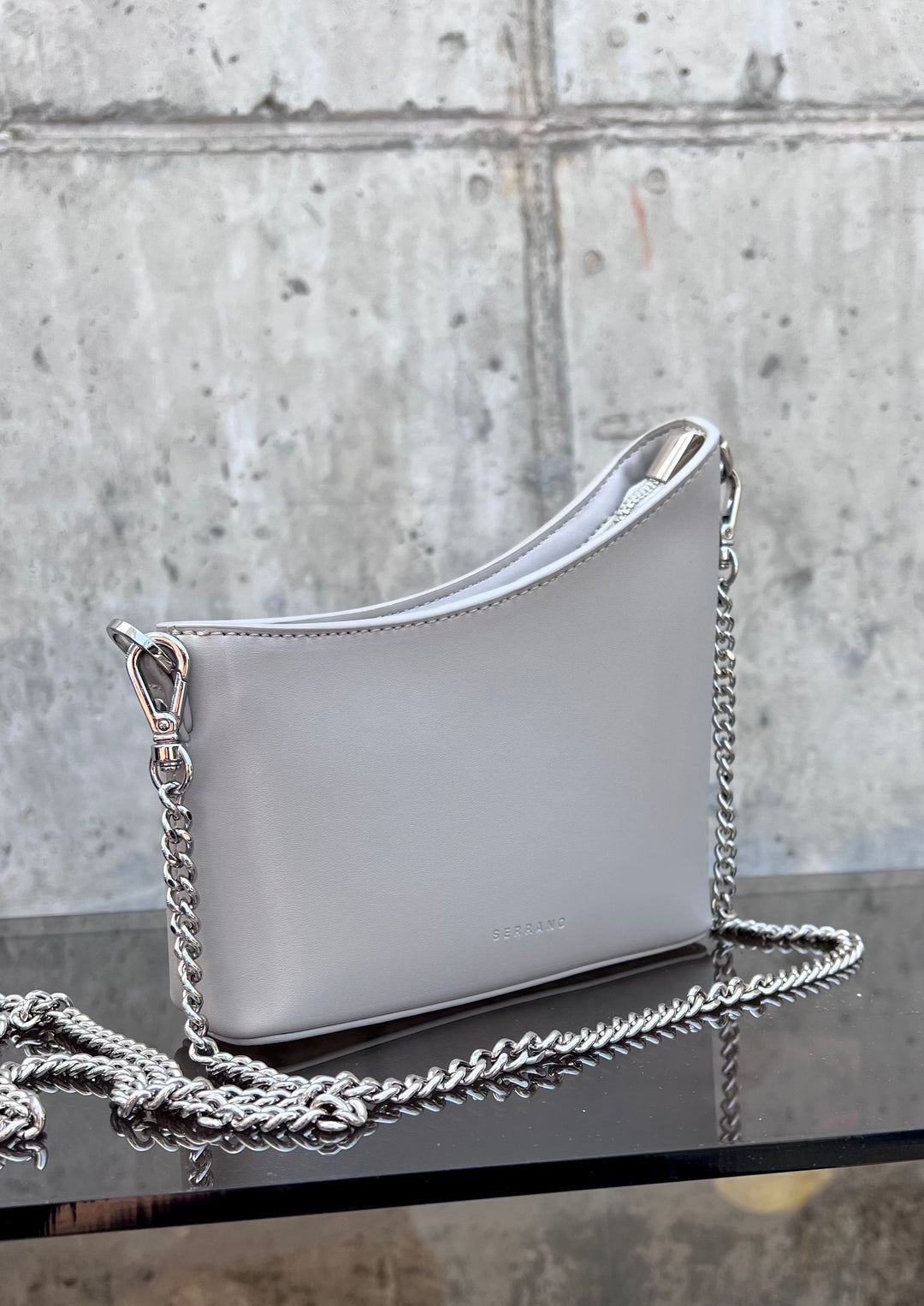 light grey crossbody bag mini