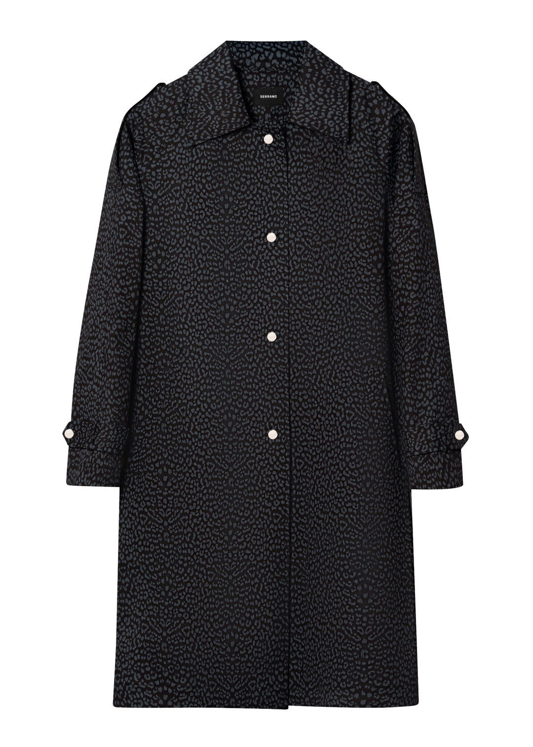 Leopard print trench coat - SERRANO