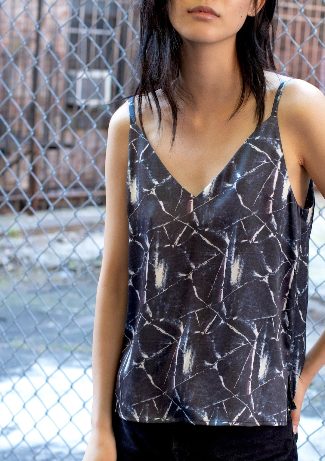 Print Silk Top - SERRANO